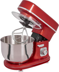 GUTFELS Küchenmaschine KM 8102 Roi | Küchenmaschine |1200 Watt | Schneebesen | Rührhaken | Knethaken | 10 Stufen | Rot | 5 L Schüssel Mama si Copilul Naty Shop