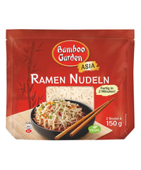 Bamboo Garden - Precooked Ramen Noodles | Ready in 2 minutes | Vegans | 300g in a bag