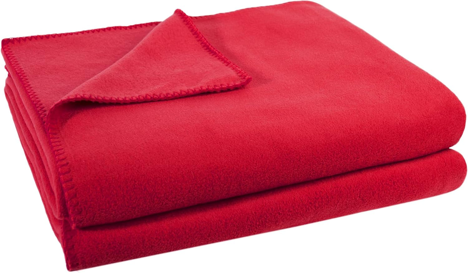 Zoeppritz Decke in Der Farbe: Rot, Aus 65% Polyester, 35% Viscose Hergestellt, Größe: 160X200 Cm, 103291-235-160X200