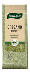 BioWagner - Bio Oregano Gerebelt | Mediterranean Notes for Pizza, Pasta oder Fleischgerichte | naturbelassene Bio-Zutaten | recyclable Verpackung | 10 g