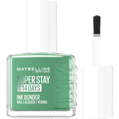 Maybelline New York Super Stay Ink Bonder 959 Sea Glass - Long-lasting nail polish for strong nails and intense color, 12.3 ml