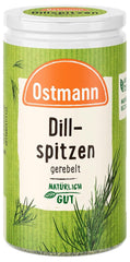 Ostmann Gewürze - Dillspitzen gerebelt | Ideal for potato salad, fish dishes and mustard sauce 12.5 g in der Streudose