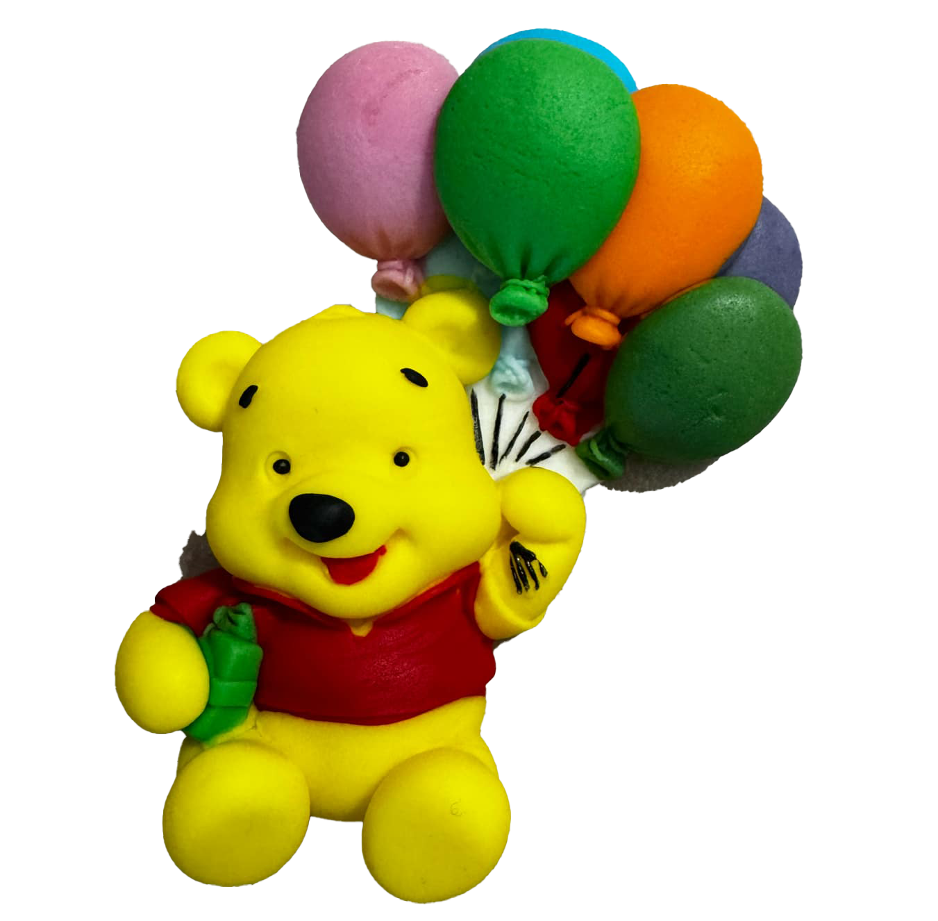 Decoratiune comestibila din pasta de zahar, Winnie the Pooh Decoratiuni din Pasta de Zahar Naty Shop