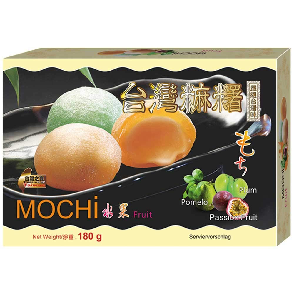 Mochi, fruit mix, 1 x 180 g