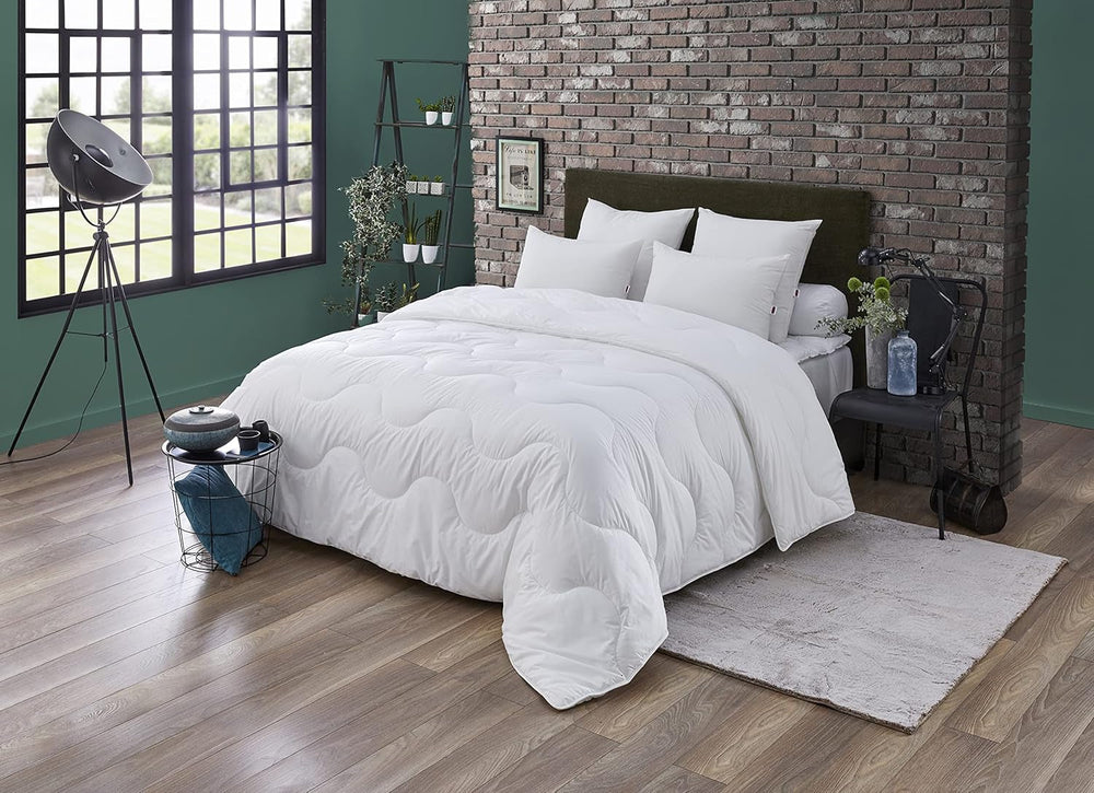 Blanket, Temperate, Synthetic, 220 X 240 Cm, For double bed, Amazon blanket, Mite-proof and fluffy, Recycled fiber, Machine washable at 40 ° C Duvets and quilts Naty Shop 220/240