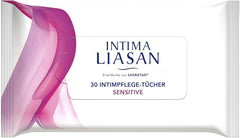 Intima Liasan by Sagrotan Șervețele igienice intime sensibile, fără săpun și fără alcool, 30 bucăți