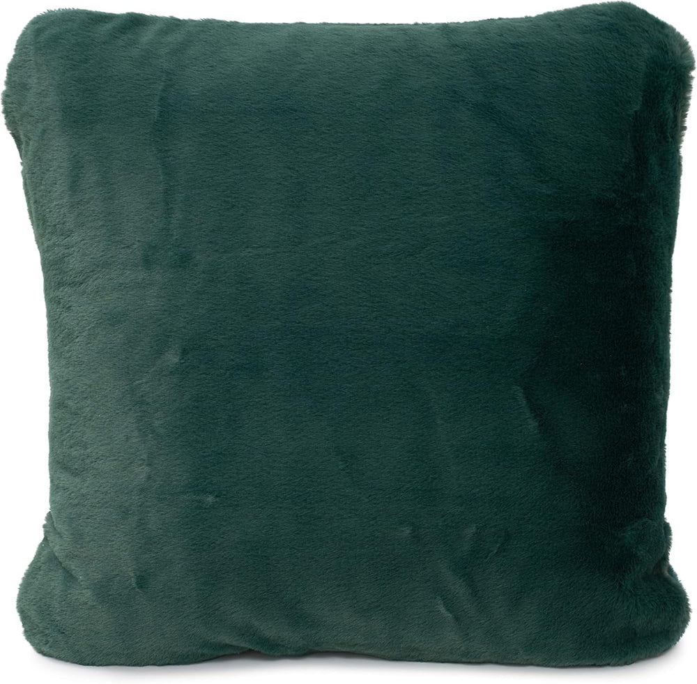 Gözze - Comfortable pillow case, Merino Feeling, 50X50 Cm - Dark green Beds and Blankets Besuche den Gözze-Store Dark green