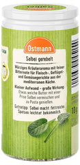 Ostmann Gewürze - Sage gerebelt | Würziges Kräuteraroma für Fleisch- und Gemüsegerichte | 10 g in der Dose