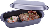 Chg 9942-04 Bratenform Mit Deckel, Antihaftbeschichte, Anthracite-Metallic, 37 X 20 X 7 Cm Baking molds and trays Naty Shop
