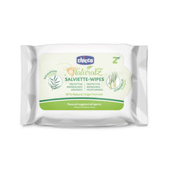 Chicco NaturalZ Protective Wet Wipes, Pack of 20. Natural summer protection with lemongrass and eucalyptus, day and night protection.