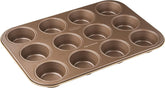 Zenker, muffin pan diameter Ø 7 cm, MOJAVE GOLD Molds and baking trays Naty Shop