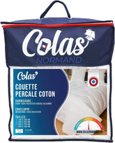 COLAS NORMAND Percale Cotton Quilt 260 X 240 Cm High Quality 100% Cotton Percale Soft And Comfortable Durable Fine Finish Made In France White Naty Shop Quilts And Quilts 260X240 Cm Approved