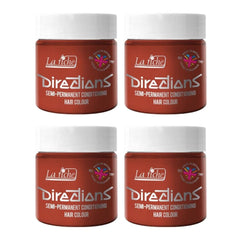 Culoare de păr semipermanentă Directions 100 ml cutie 4 pack (Pillarbox Red) Vopsea pentru par Naty Shop Flacără 100 Ml (pachet de 4)