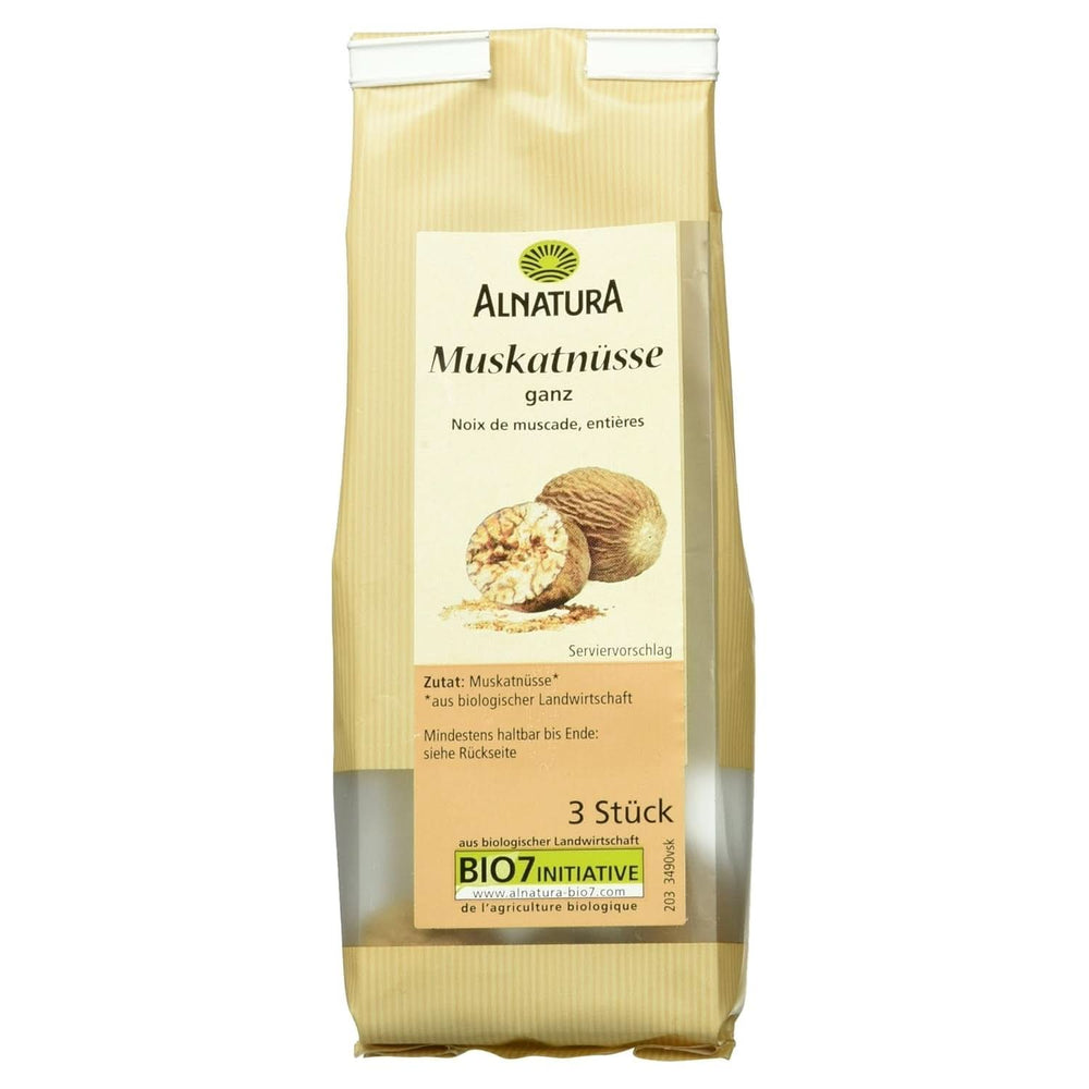 Whole Organic Nutmeg 3 Pieces Naty Shop Spices