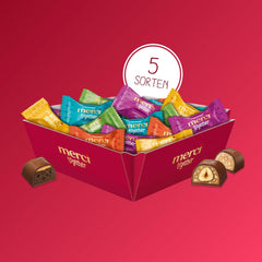Merci Together - 1 x 175g - Filled chocolates in five varieties with fine milk chocolate - Chocolate pralines to share and give as gifts