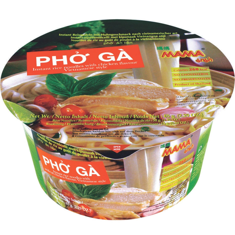 MAMA - Pho Ga Instant Rice Noodle Bowl - (1 x 65g)