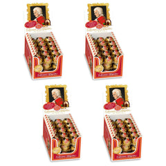 Reber Mozart balls, presentation box 4x45, dark chocolate balls filled with pistachio, marzipan, almonds and hazelnut nougat, 3.6 kg (180 pieces)