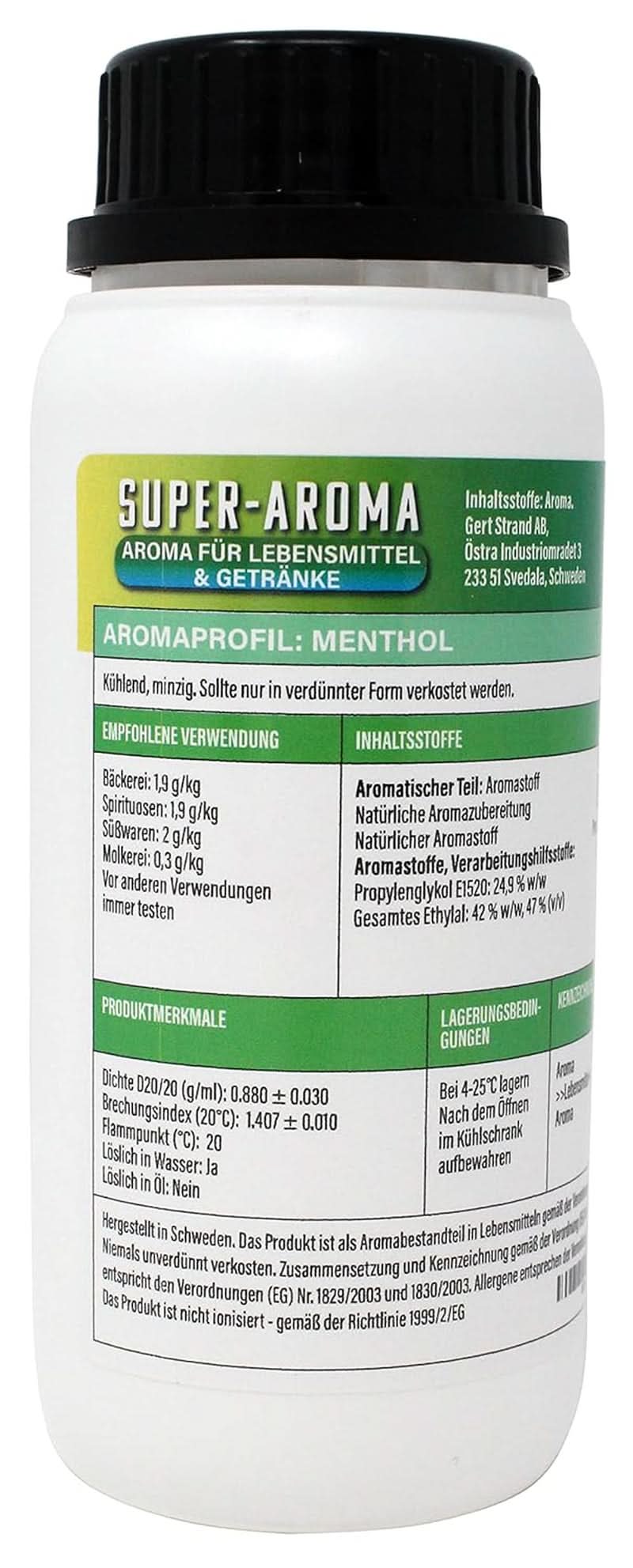 Menthol concentrate 280 ml Arome Naty Shop