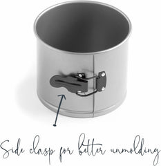 Panettone mold, removable, carbon steel, non-stick, diameter 16 cm, volume 2 liters Baking molds and trays Naty Shop