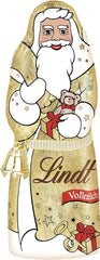 Lindt Santa Glamour, Milk Chocolate, New Design, 1 Pack (18 x 125g)
