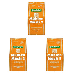 Seitenbacher Mühlen-Müsli 2 I Ohne Rosinen I Weizenfrei I Vorratspackung I (1 X 1000 G ) Cereale Naty Shop 1 Kg (3Er Pack)