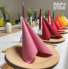 Papstar, 50 de șervețele "ROYAL Collection" 1/4 fold 40 Cm X 40 Cm portocaliu, #82219