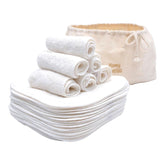 Set of 25 bamboo baby washcloths Mother and Child Naty Shop