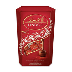 Lindt Chocolate | Milk chocolate cone LINDOR | 500g | 38 Milk Chocolate Balls with Melt-in-the-Mouth Filling | Chocolate gift