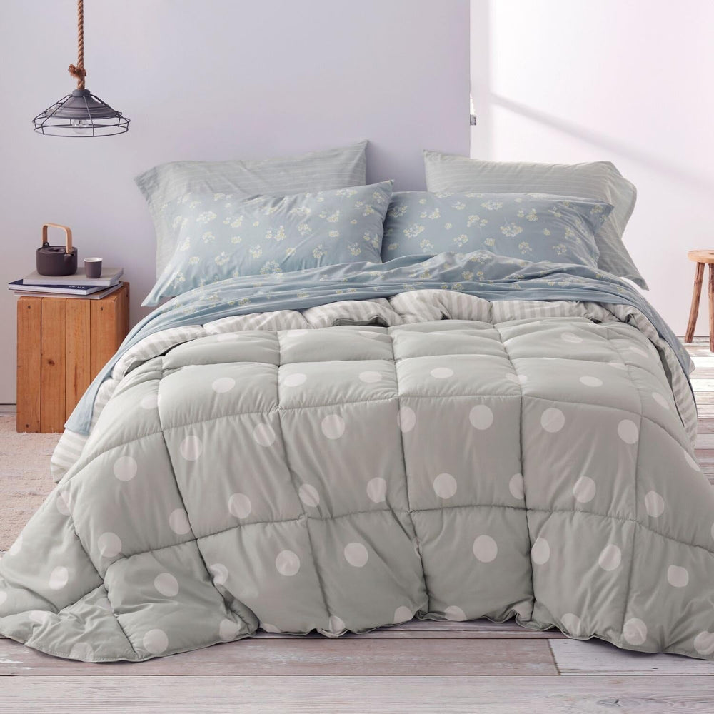 Duvet comforter, synthetic, mint green, Ancho 150 to 160 Cm Duvets and quilts Naty Shop Mint green Ancho 150 to 160 Cm