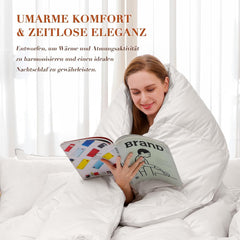 Down Duvet 135X200 All Seasons 100% Cotton 4 Seasons Duvet 135X200 With Goose Down And Feathers High Fluffy 3D Baffle Box Medium Warmth Quilts & Quilts Naty Shop