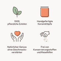 Potluck | Kräuterbutter-Gewürz | Würzmischung im Keramiktopf | 45g | Vegan, glutenfrei und mit natürlichen Inhaltsstoffen