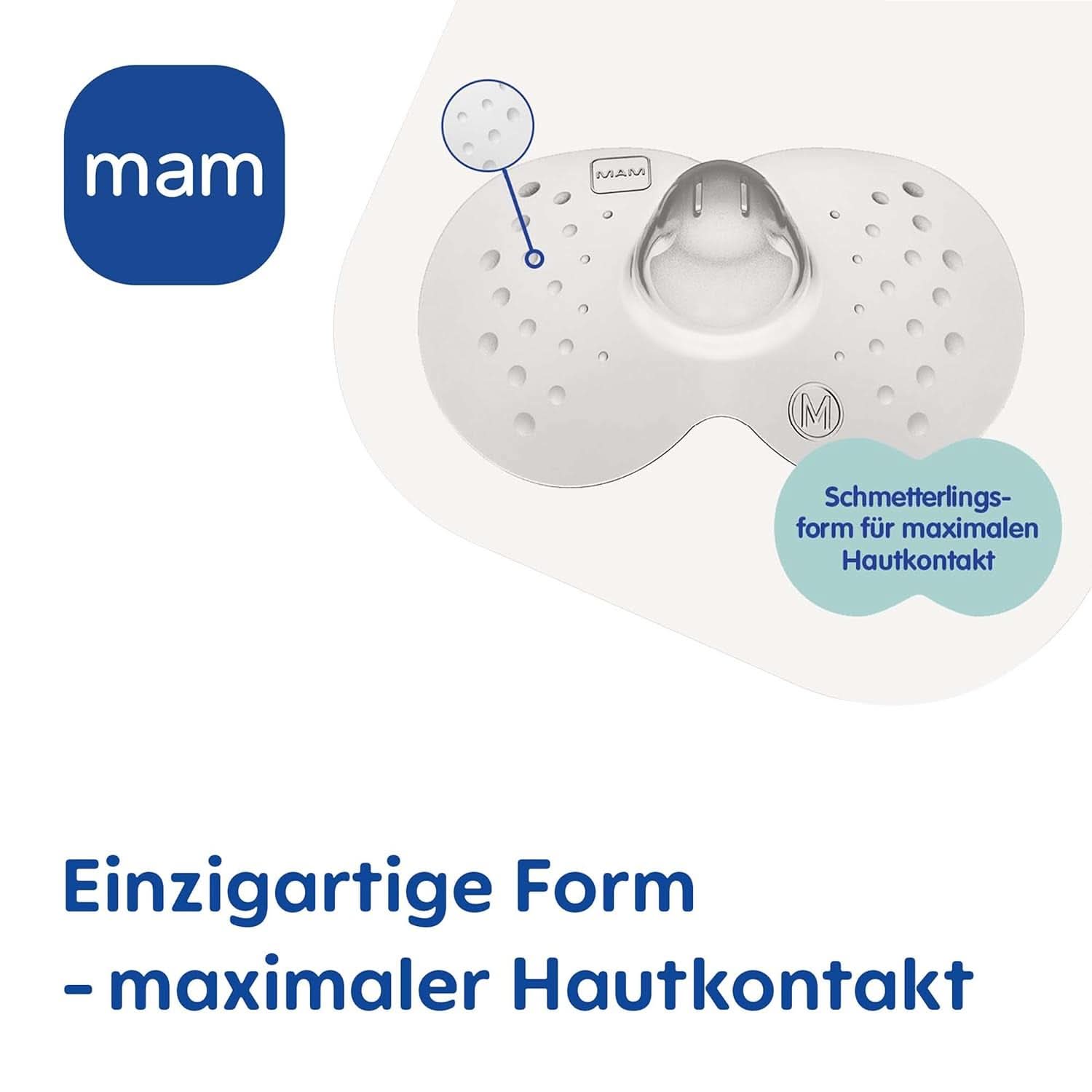 MAM Stillhütchen Größe M (Ø 20 Mm) Im 2Er-Set, Extra Weiche Brusthütchen Zum Schutz Beim Stillen, Brustwarzenschutz Für Maximalen Hautkontakt Zwischen Mutter Und Kind Accesorii Hrana si Alaptare Bebe Naty Shop