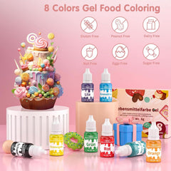 Food coloring gel, 6 grams or 10 grams Naty Shop