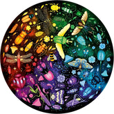 Ravensburger - Puzzle pentru adulți - Puzzle rotund cu 500 de piese - Potrivit de la 12 ani - Insecte (roată colorată) - Puzzle fabricat în Europa - 12000820 Puzzle Naty Shop Titlu implicit