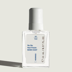 KORRES No No nail polish base - 10% vegan base without release, for long-lasting, chip-resistant color, 11 ml - naturally manicured nails, no harmful substances