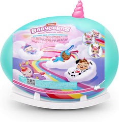 Babycorns Seria 1 de ZURU Păpușă Magică Pisică (Mac) cu Accesorii, Jucărie Surpriză Despachetare pentru Copii, Fete