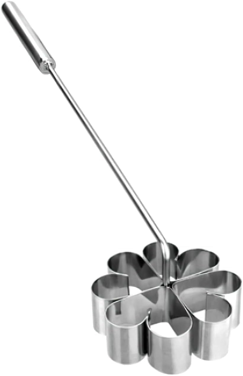 774300 Formă de copt rozetă de flori înclinată 9x3 cm din oțel inoxidabil, argintie, 15 x 9 x 3 cm