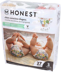 – Eco-friendly and high-quality disposable diapers, Pandas, size 3 (7.3–12.7 kg), 27 pieces