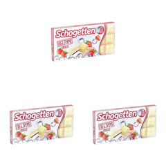 Schogetten Freeze Me Strawberry Limited Edition - Kall chokladglass med intensiv jordgubbssmak