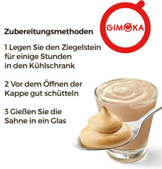 Gimoka Cream Caffè Latte Lactose Free Gluten Free No Preservatives