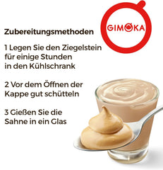 Gimoka Cream Caffè Latte Laktosfri Glutenfri utan konserveringsmedel