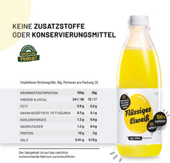 Liquid Egg White Brand - 6x1kg 100% Natural Proteins