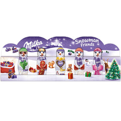 Milka Snowman Friends Alpine Milk - Mini snowmen made of fine alpine milk chocolate - 5 x 15g