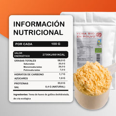 Serman Nutricion Bio Äggulapulver - Glutenfri laktosfri