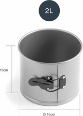 Panettone mold, removable, carbon steel, non-stick, diameter 16 cm, volume 2 liters Baking molds and trays Naty Shop