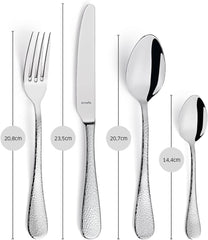 Amefa Sierra cutlery set 6 people | 24-Part Stainless Steel 18/10 Kitchen Naty Shop