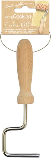SCRAP COOKING - Griff für Mini-Holzwalze – Werkzeug für Dekoration, Kekse, Kekse, Kekse – 5300