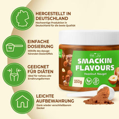 He-Ju Hazelnut gingerbread flavored powder, 250 grams Naty Shop Flavors