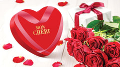 Ferrero Mon Chéri Heart - Valentine's Day Chocolate Gift for Him and Her - Crunchy Chocolate, Fruity Liqueur and Flavored Cherries - For Valentine's Day, Mother's Day and Easter - 1 Pack 147g