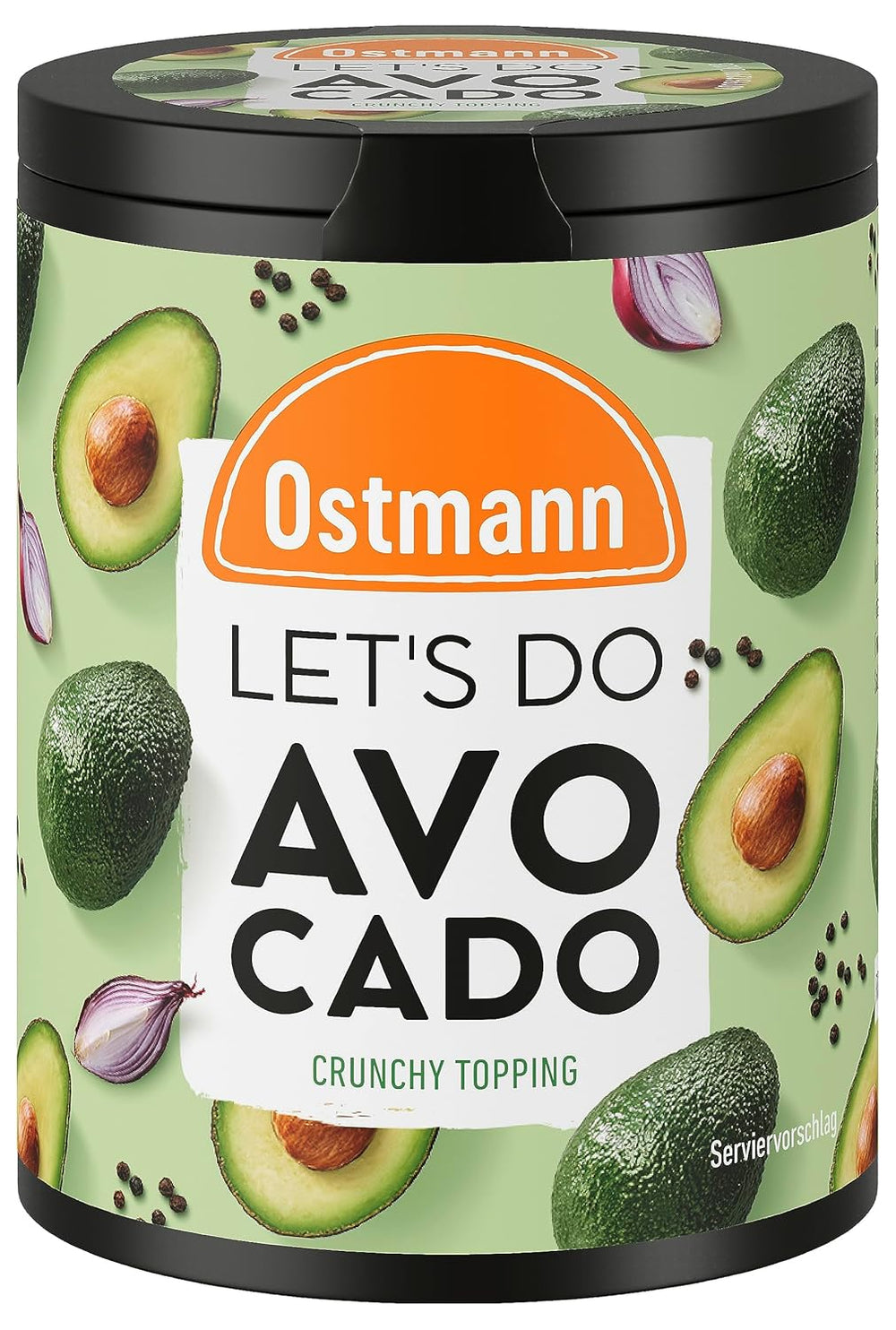 Ostmann Gewürze - Let's Do Avocado | Gewürzsalz für Avocado, Guacamole oder Bowls | Crunchy Topping mit Gewürzen, Kräutern und schwarzem Sesam | 70 g in Metalldose recyclebar